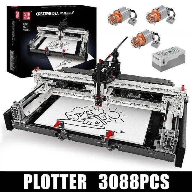 MOC STEM Building Blocks Set Programming Plotter For Boys - Image 7