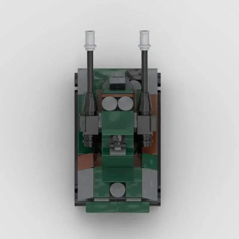 MOC Tank Model Building Blocks Educational Military Desktop Ornament - Image 5
