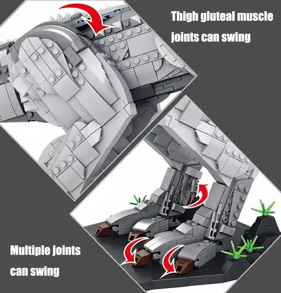 Educational Dinosaur Building Blocks Set For Creative DIY - Image 4