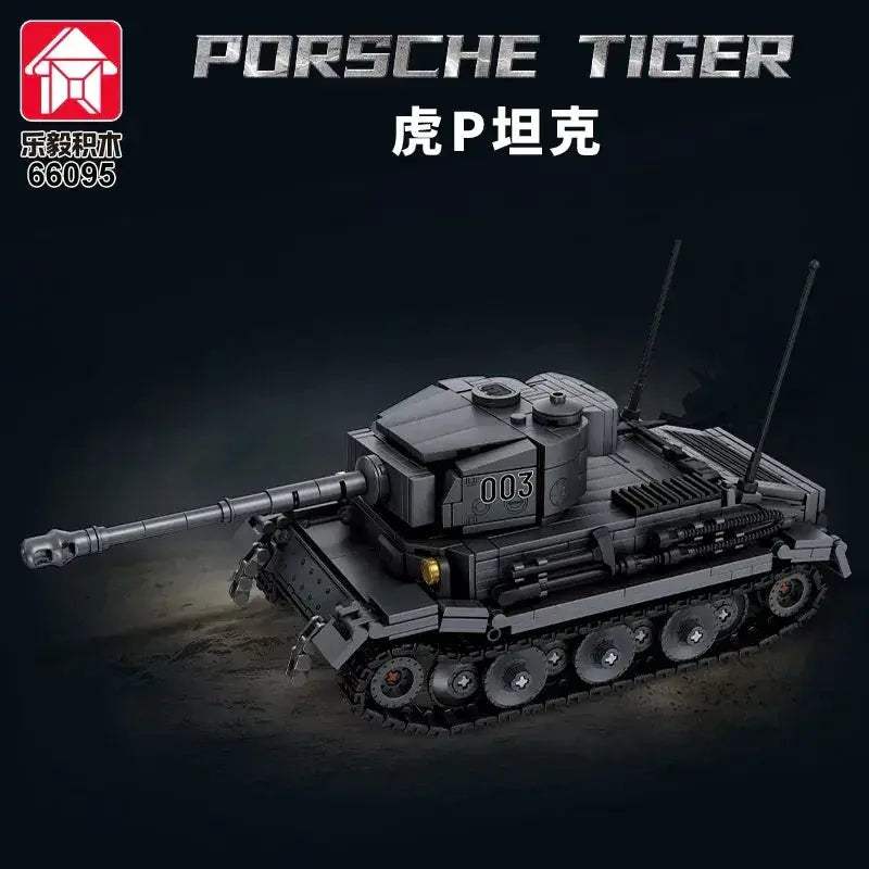 MOC Tiger Tank Building Blocks Set For Kids Educational Toy - Image 2