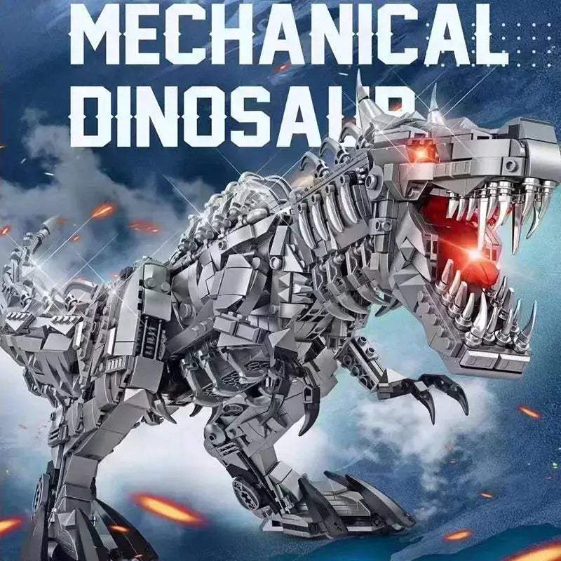 MOC Tyrannosaurus Rex Lighting Building Blocks Toy For Kids - Image 2