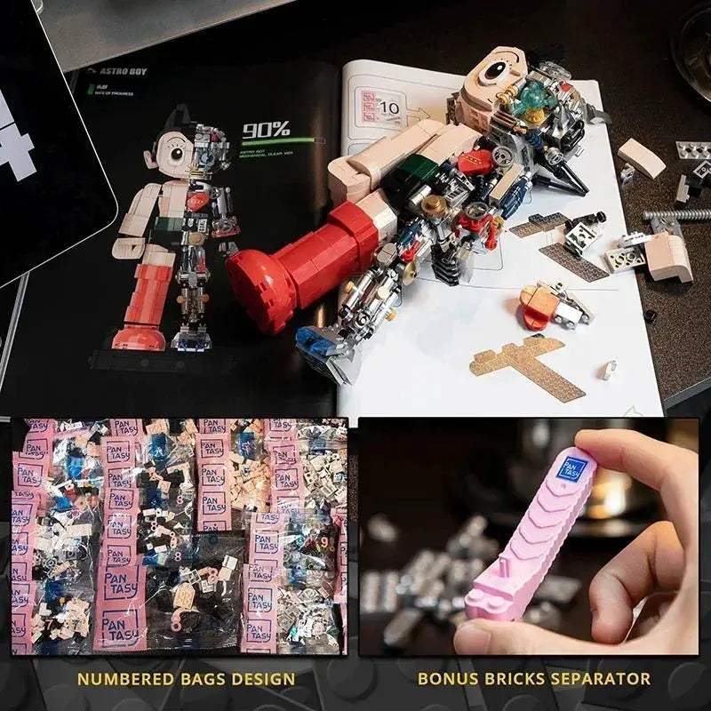 MOC Woma Astro Boy Educational Building Blocks Compatible With Lego - Image 5
