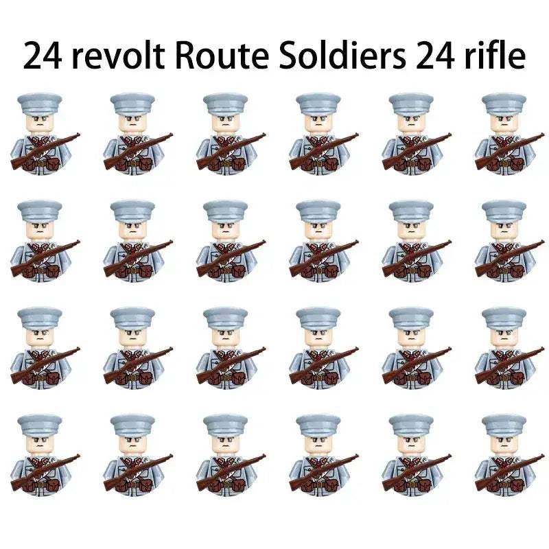 MOC World War II Military Building Blocks Soldier Set For Kids - Image 57