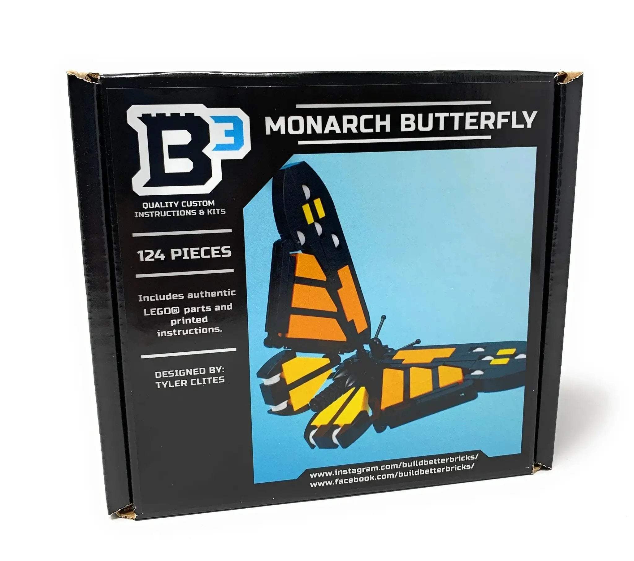 Monarch Butterfly - B3 Customs Building Set made using LEGO parts - Image 5