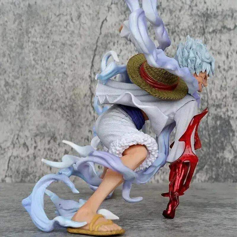 Monkey D. Luffy One Piece Figurines, Gear 5 Nika Sun God One Piece Anime Figure - Image 4
