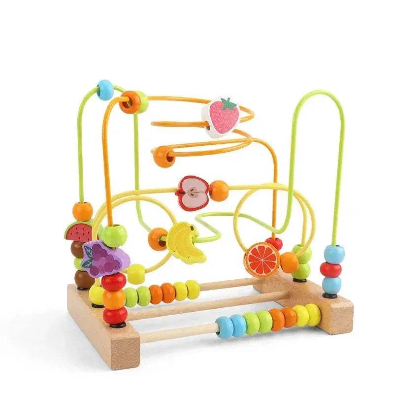 Montessori Wooden Bead Maze Toy For Toddlers Learning Math - Image 10
