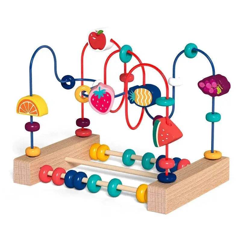 Montessori Wooden Bead Maze Toy For Toddlers Learning Math - Image 21