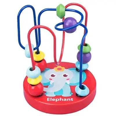 Montessori Wooden Bead Maze Toy For Toddlers Learning Math - Image 7