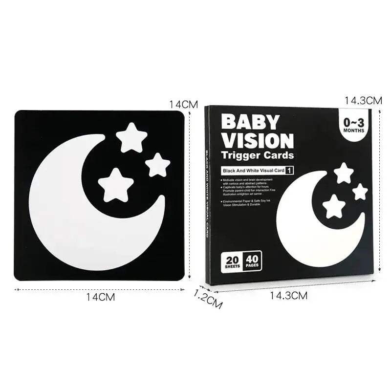 Montessori High Contrast Baby Visual Stimulation Cards - Image 6