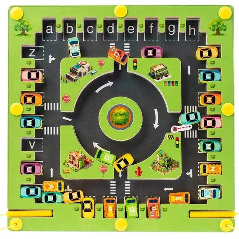 Montessori Magnetic Alphabet Maze Board For Fine Motor Skills