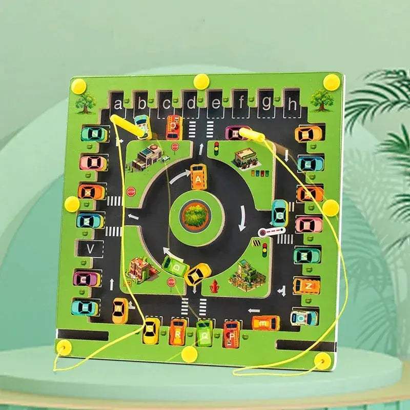 Montessori Magnetic Alphabet Maze Board For Fine Motor Skills - Image 2