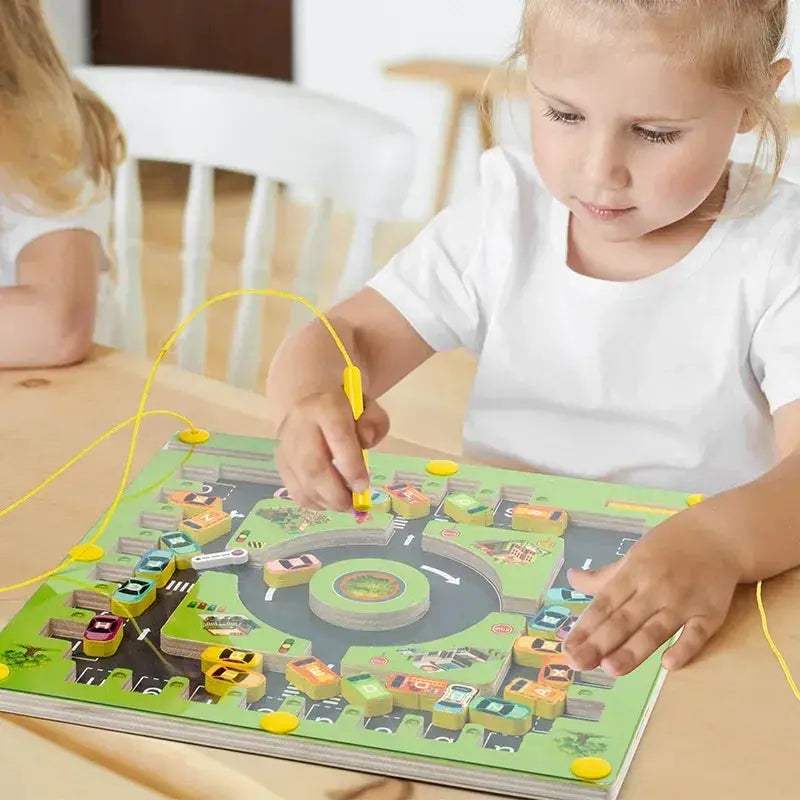 Montessori Magnetic Alphabet Maze Board For Fine Motor Skills - Image 5