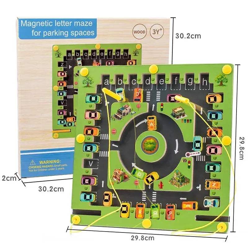 Montessori Magnetic Alphabet Maze Board For Fine Motor Skills - Image 6
