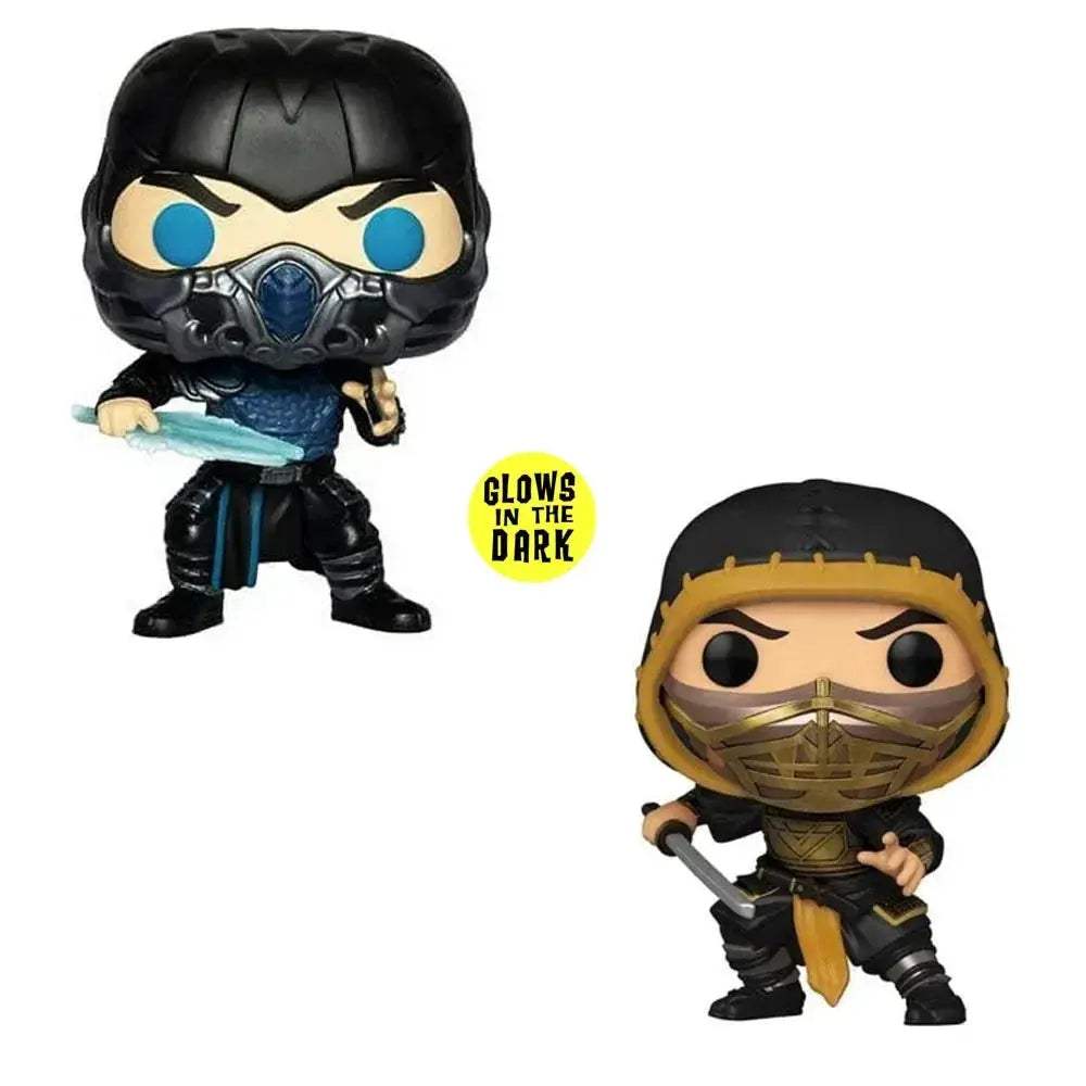 Mortal Kombat Sub Zero Scorpion Vinyl Figure Collectible