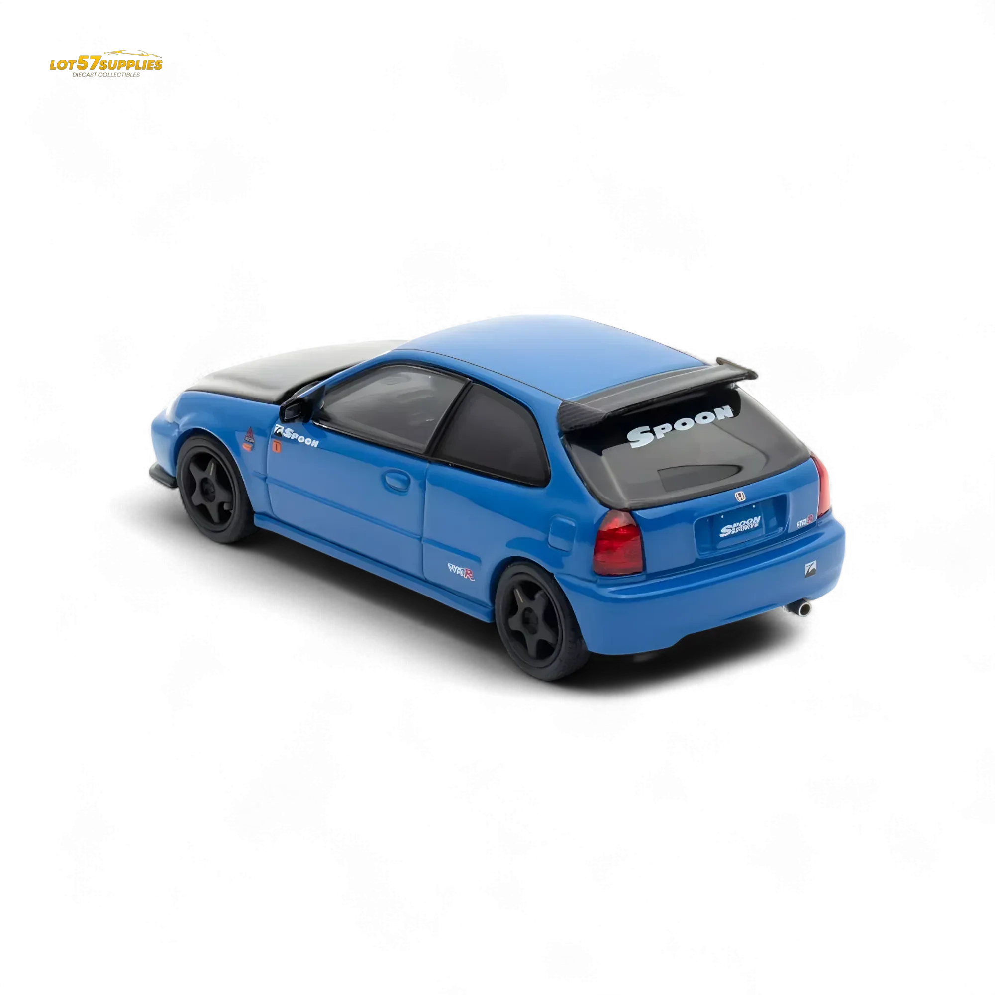 Motorhelix Honda Civic EK9 Blue 1:64 - Image 4