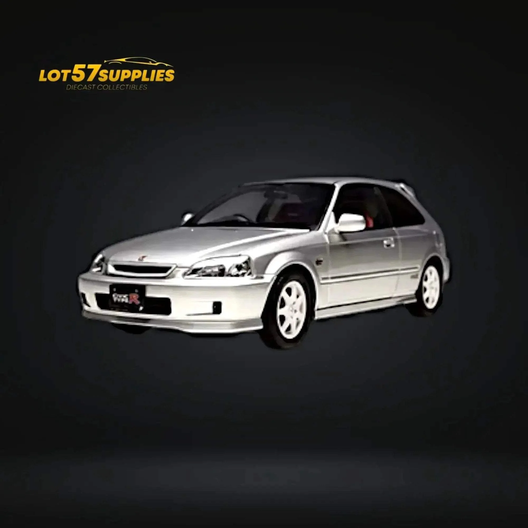 MOTORHELIX Honda Civic Type-R EK9 Silver 1:18 - Image 2
