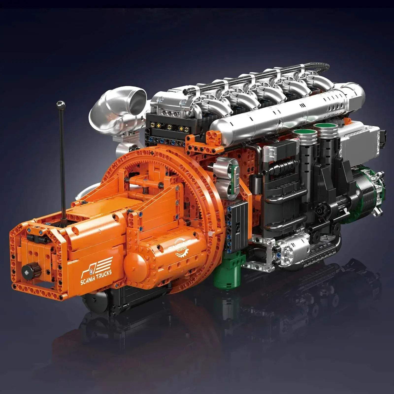 Mould King 10200 Technic Engine Building Block Set Educational Challenge - Image 2