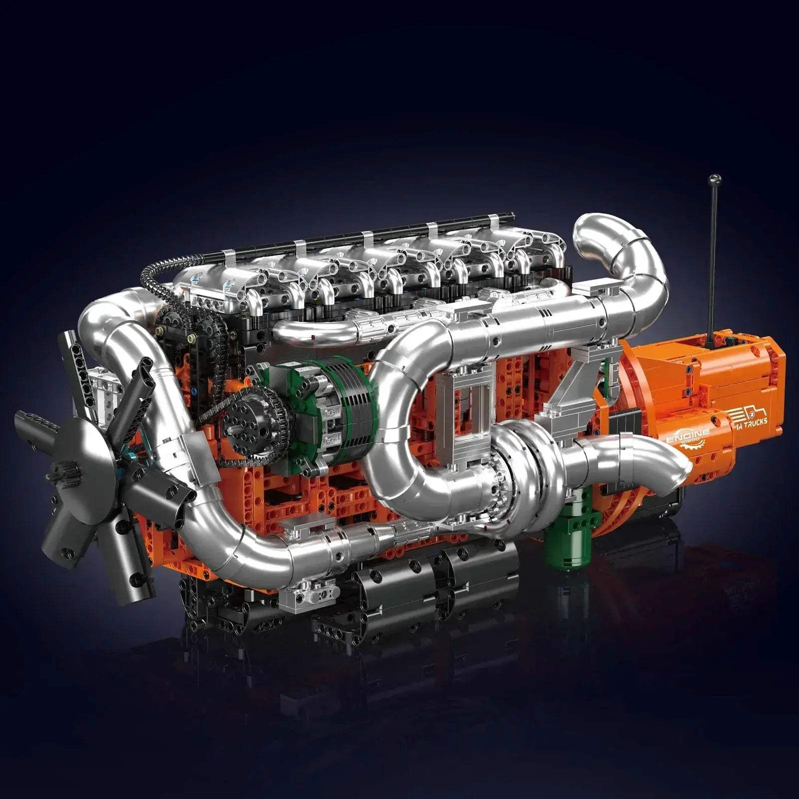 Mould King 10200 Technic Engine Building Block Set Educational Challenge - Image 5