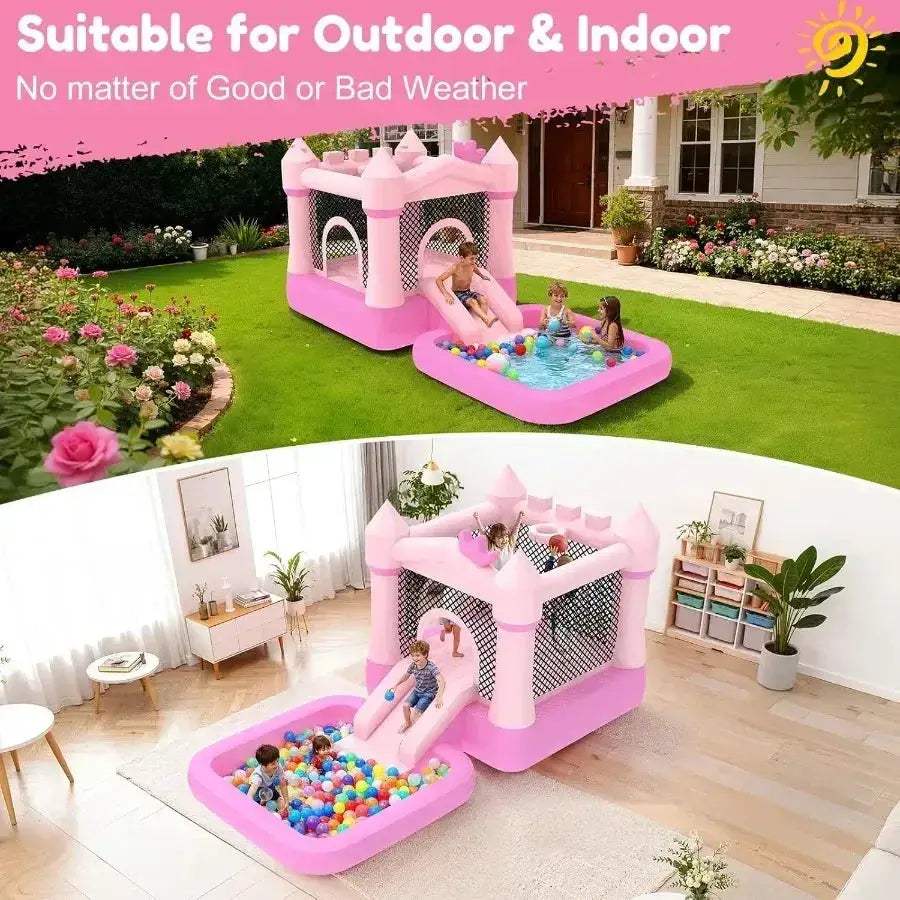 Inflatable Bounce House With Pool Slide For Water Park Safety - Image 3