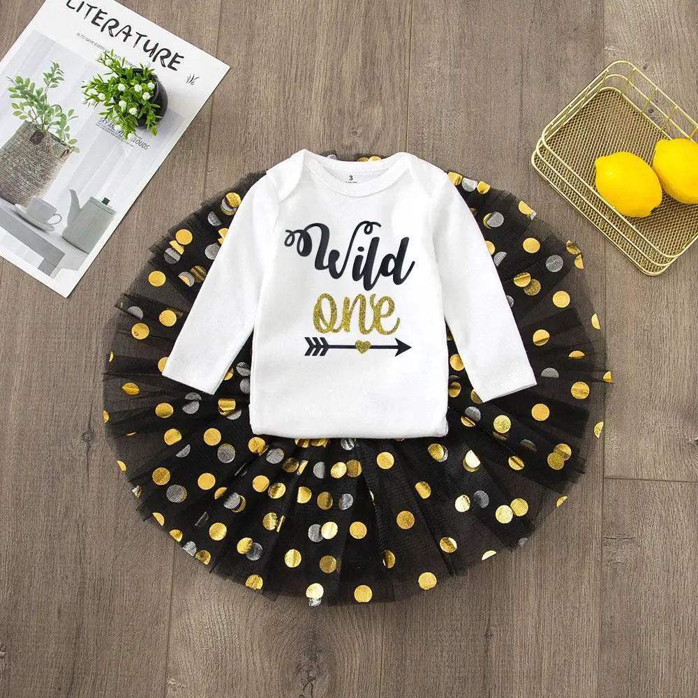 My First Birthday Tutu Dress Set For Baby Girls Premium - Image 13