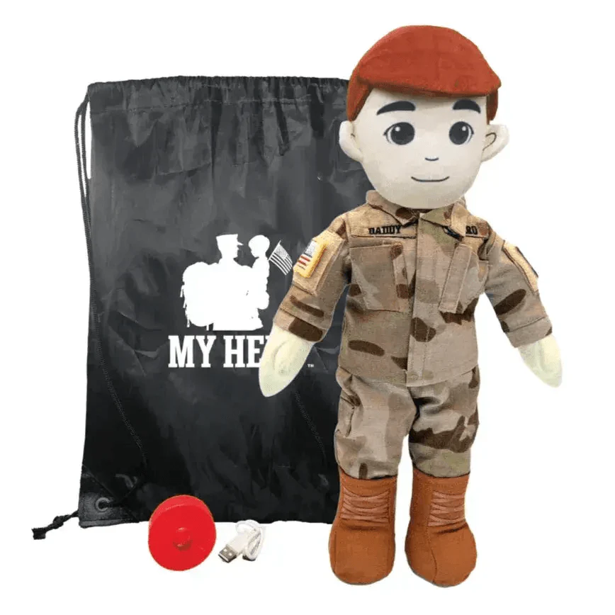 My Hero™ Army Soldier Daddy Doll | Custom Recordable Plush - Image 23