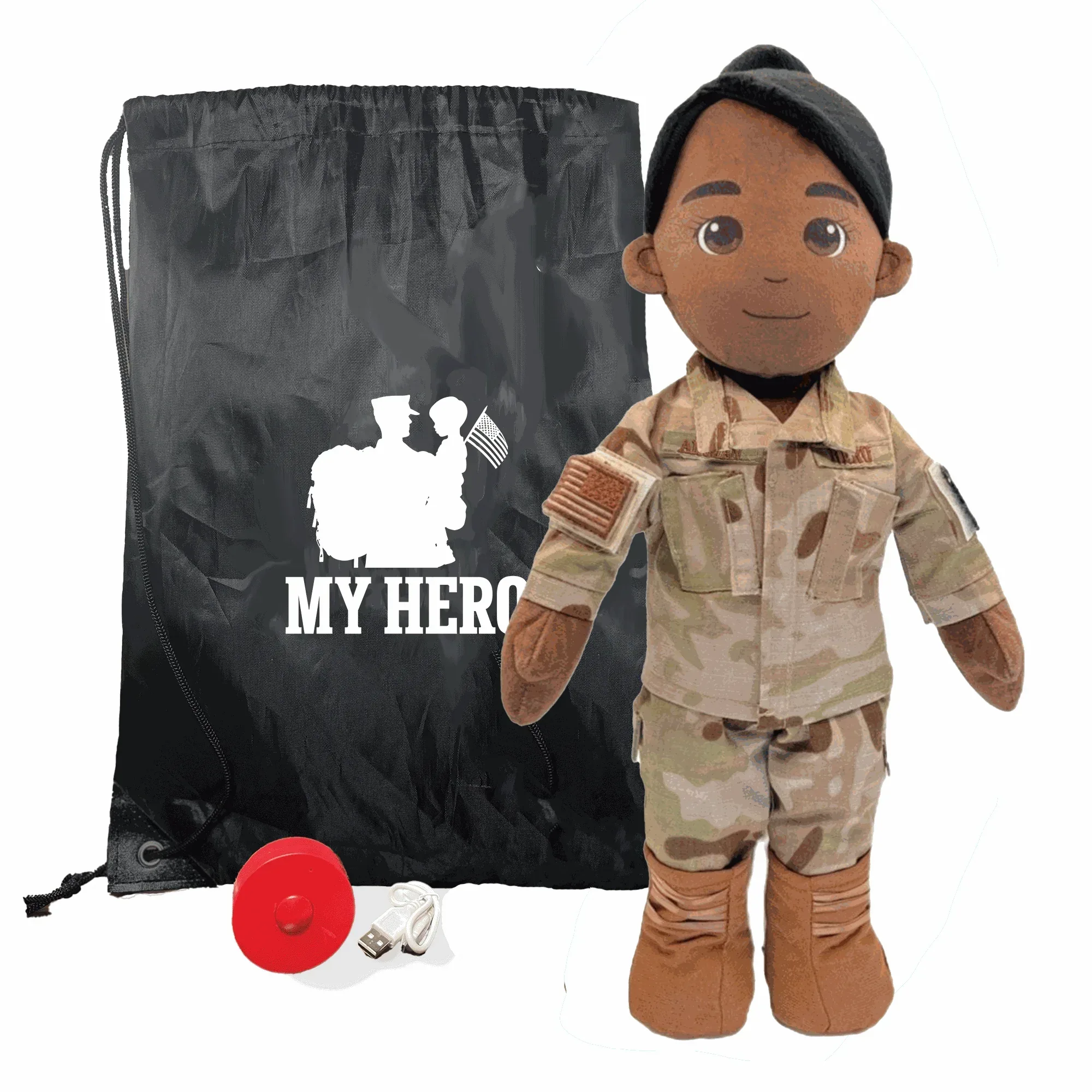 My Hero™ Daddy Doll Air Force | Custom Recordable Plush - Image 24