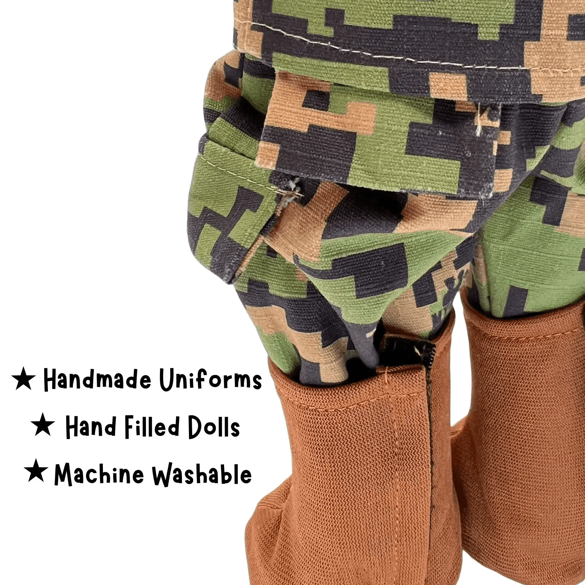 My Hero™ Daddy Doll Marine | Custom Recordable Plush - Image 13