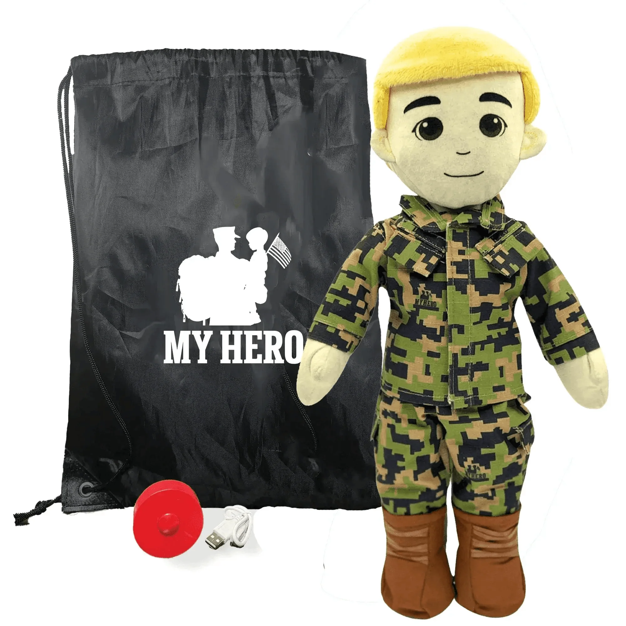 My Hero™ Daddy Doll Marine | Custom Recordable Plush - Image 18