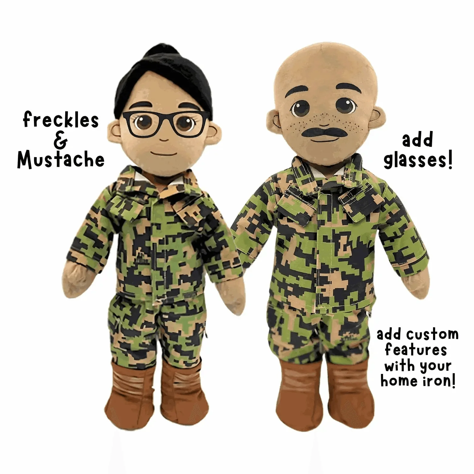 My Hero™ Daddy Doll Marine | Custom Recordable Plush - Image 7
