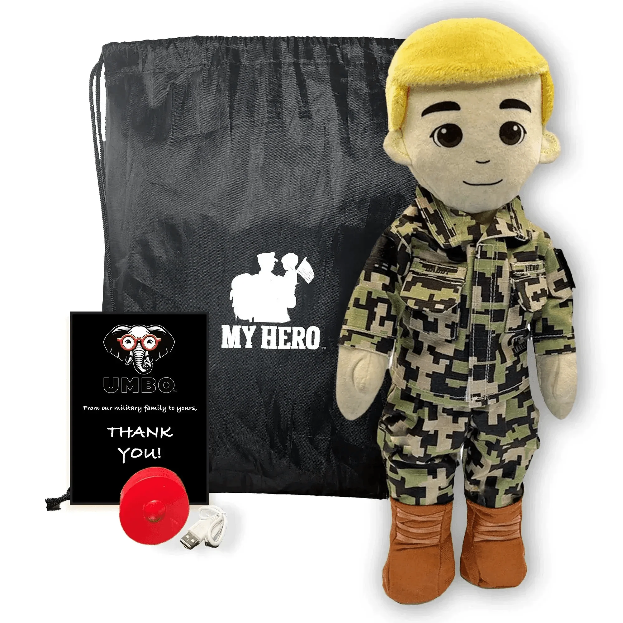 My Hero™ Daddy Doll Navy Sailor | Custom Recordable Plush - Image 24