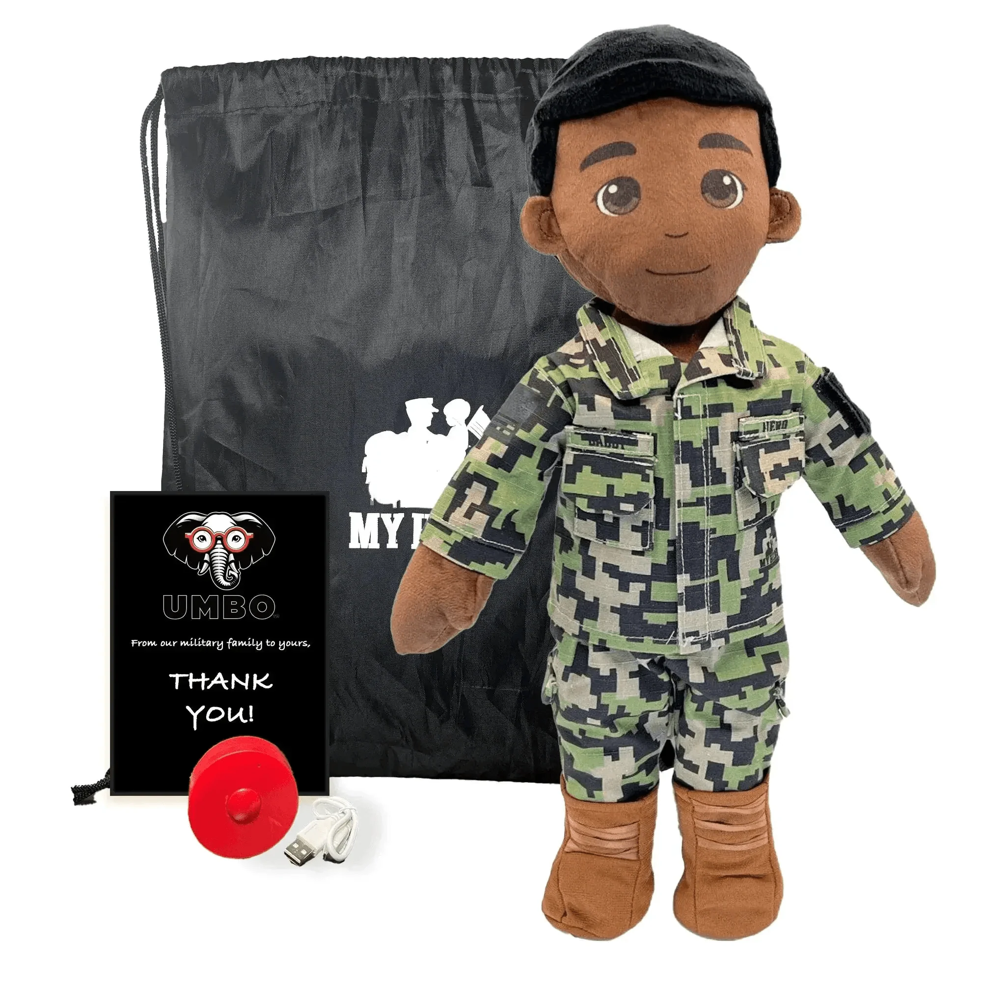My Hero™ Daddy Doll Navy Sailor | Custom Recordable Plush - Image 9