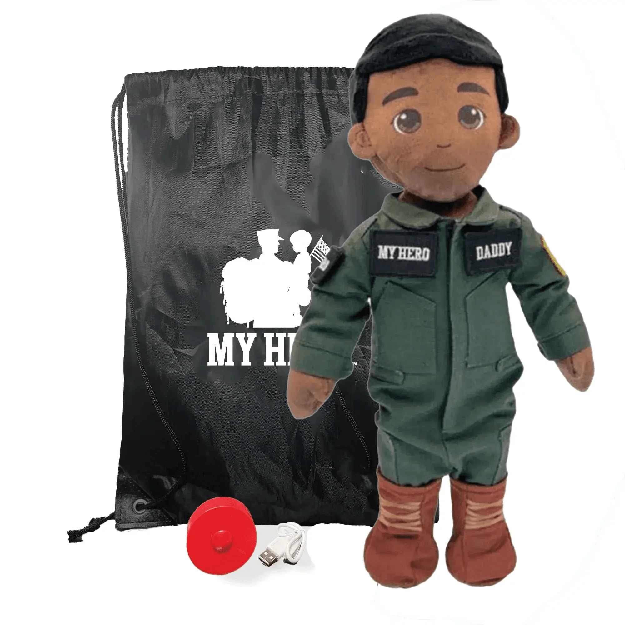 My Hero™ Flight Suit Pilot Daddy Doll | Recordable Plush - Image 18