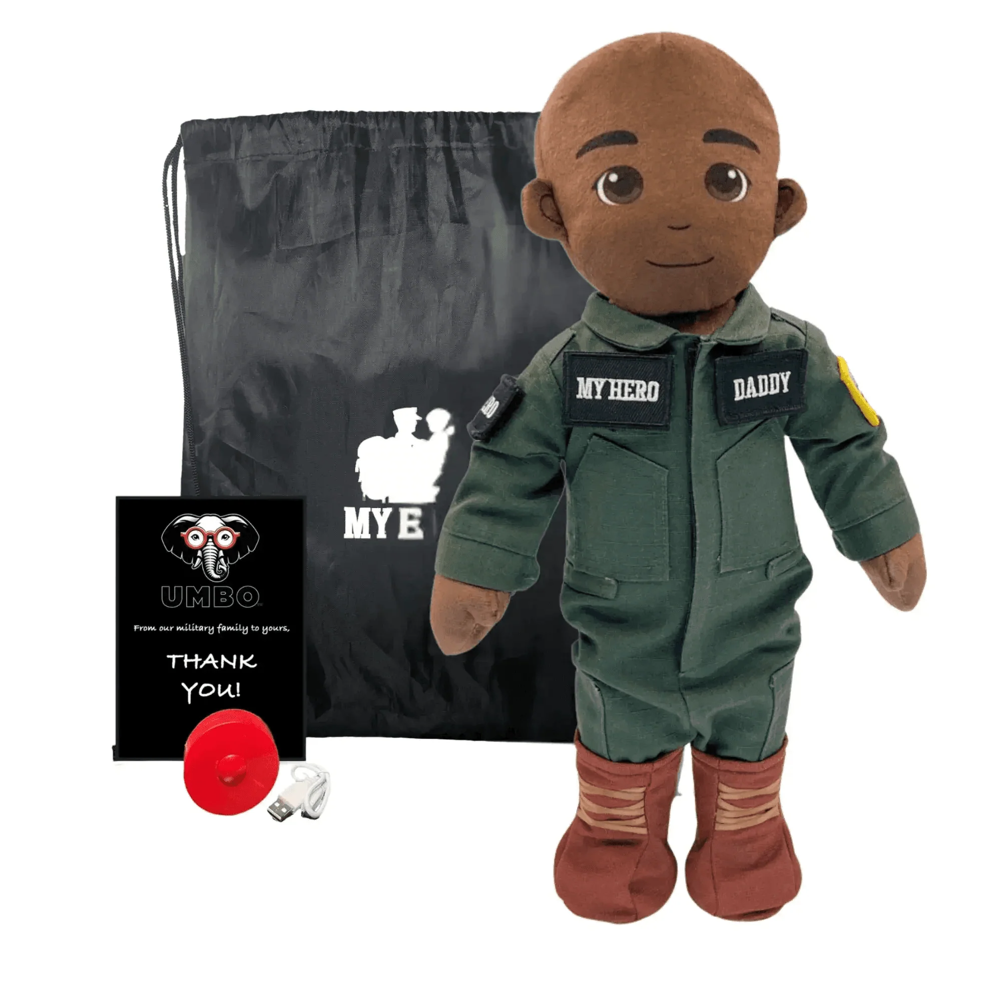 My Hero™ Flight Suit Pilot Daddy Doll | Recordable Plush - Image 19