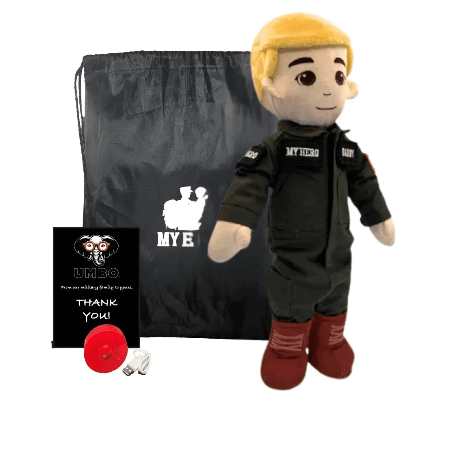 My Hero™ Flight Suit Pilot Daddy Doll | Recordable Plush - Image 27