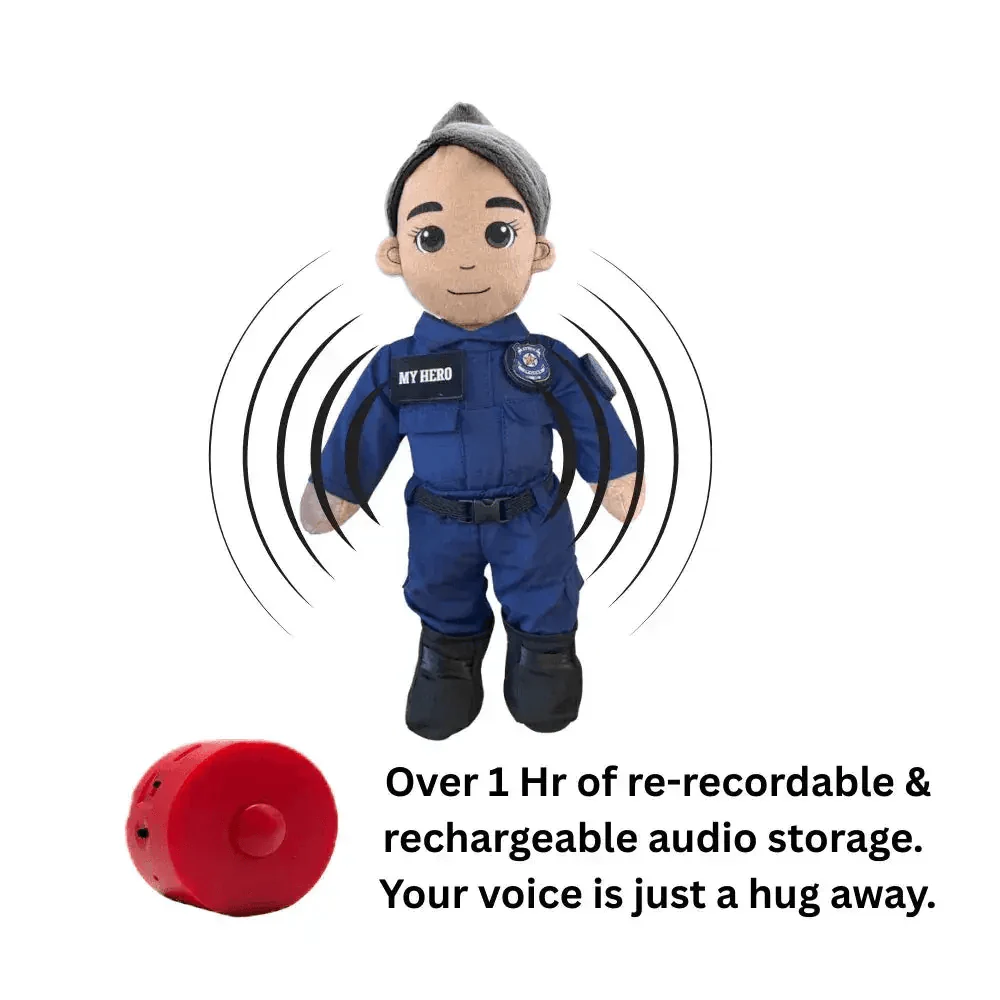 My Hero™ Police Officer Doll | Custom Recordable Plush - Image 3
