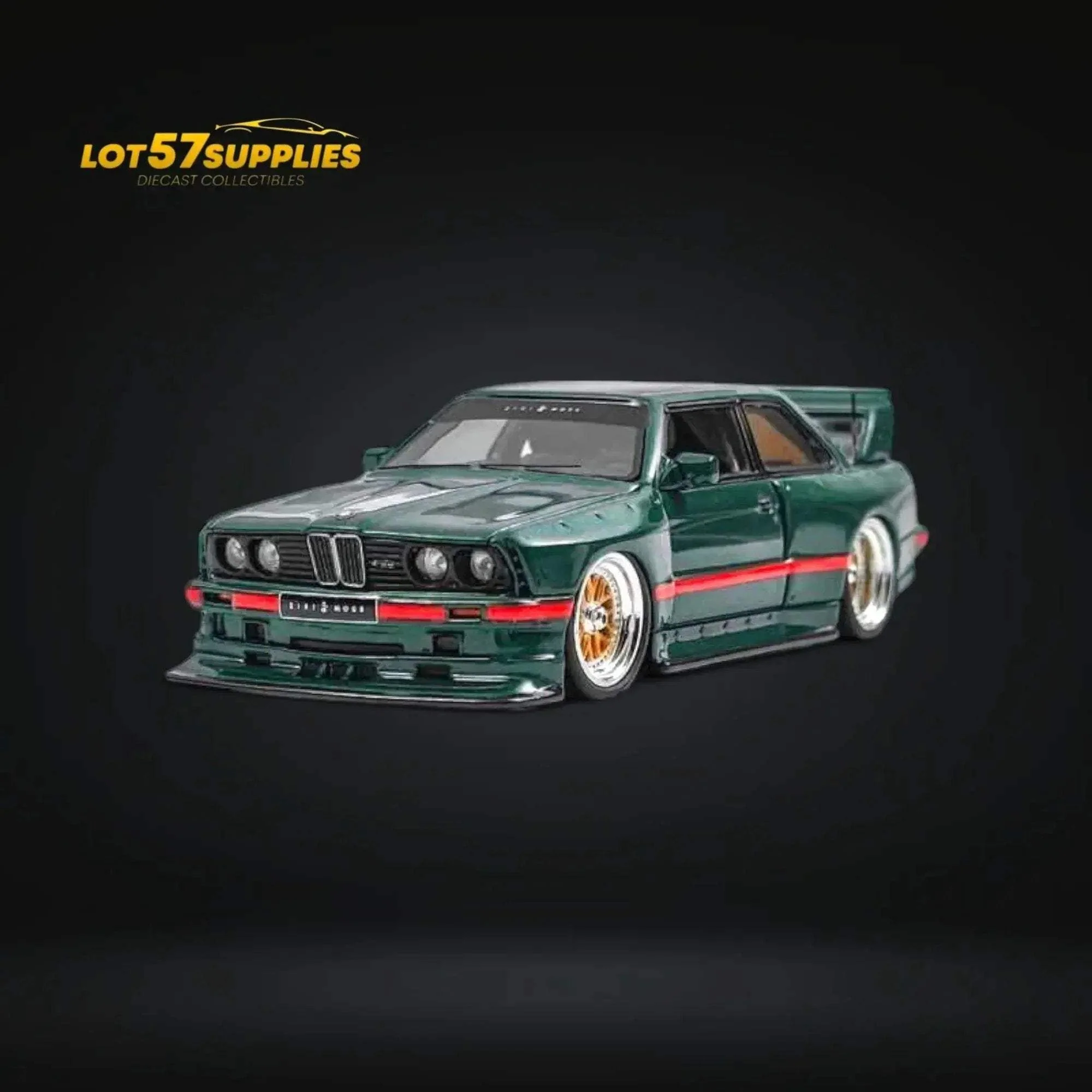 NA BMW E30 Wide-Body Green 1:64 - Image 2