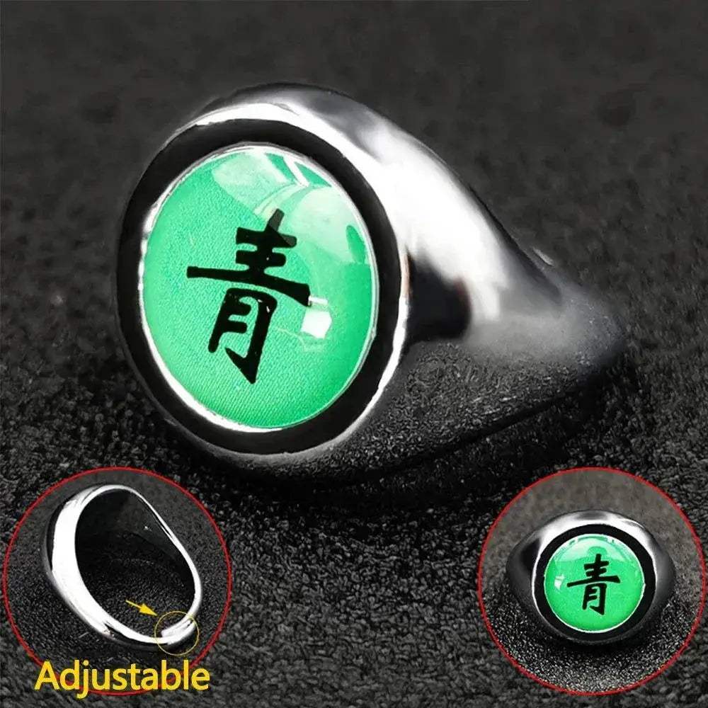Naruto Shippuden Adjustable Akatsuki Ring Metal Cosplay Accessories Costumes - Image 17
