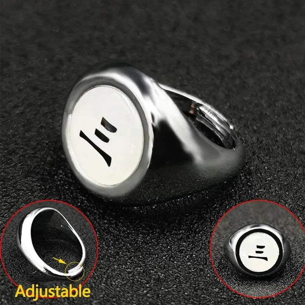 Naruto Shippuden Adjustable Akatsuki Ring Metal Cosplay Accessories Costumes - Image 9