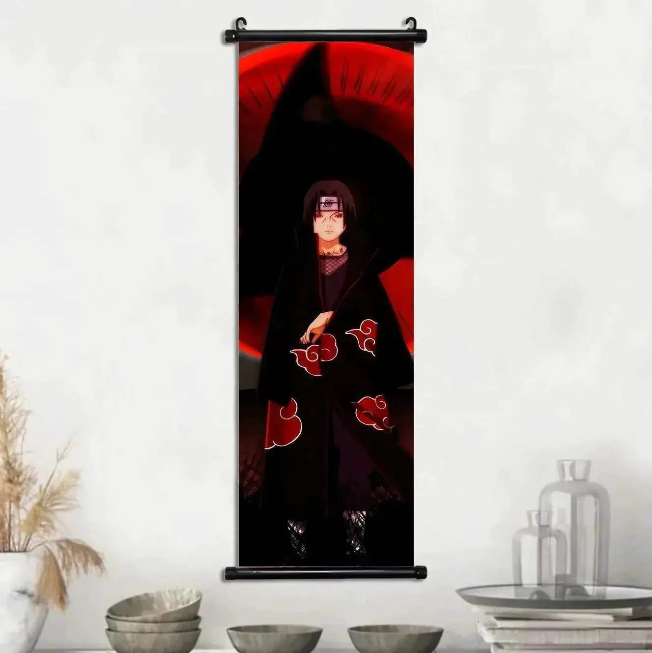 Naruto Shippuden Akatsuki Members Posters, Hot Japanese Anime Poster Scroll Style Canvas Wall Art Wall Hanging Home Decor - Image 25