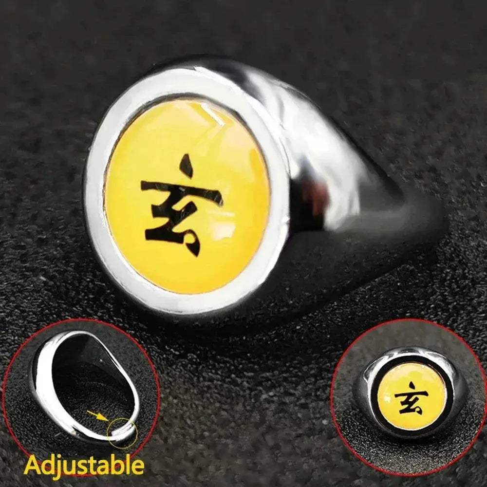 Naruto Shippuden Akatsuki Rings And Headbands Anime Cosplay Ring Accessories - Image 5