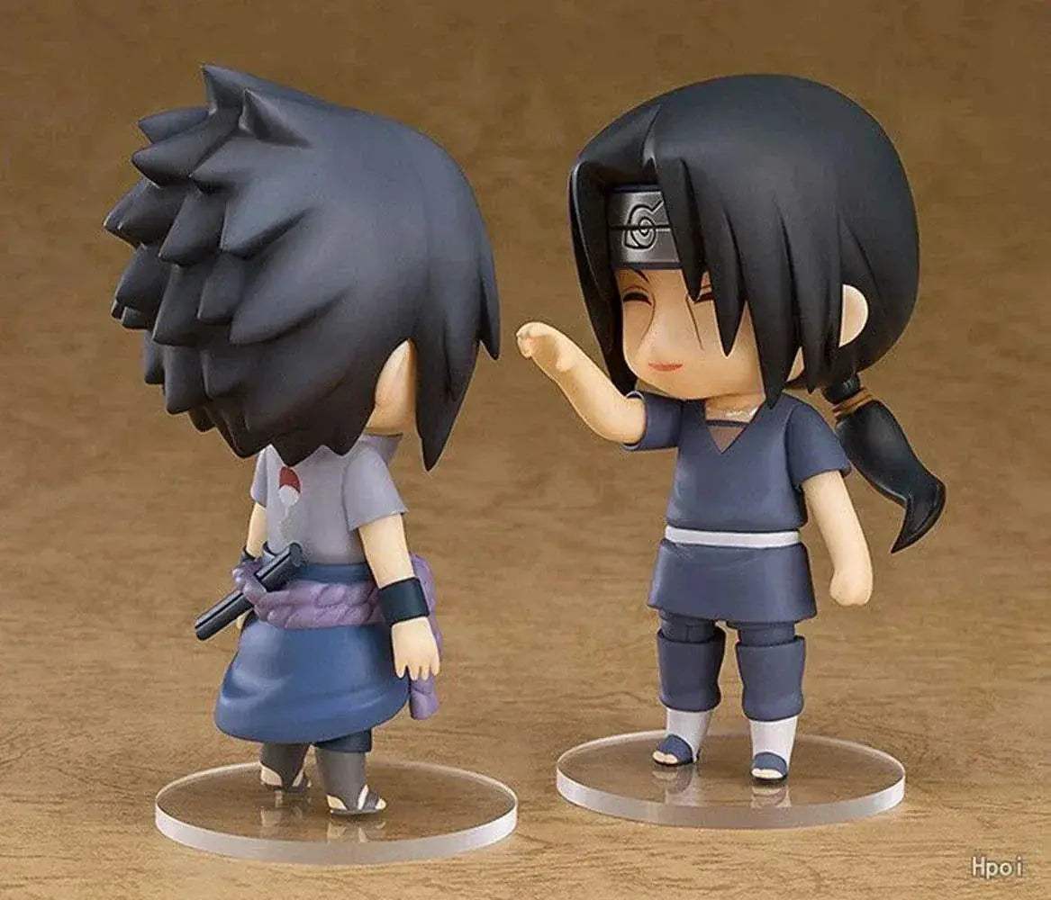 Naruto Shippuden Anime 3 Mini Figurine Set Chibi Uchiha Itachi Fighting Action Figure 10 CM - Image 6