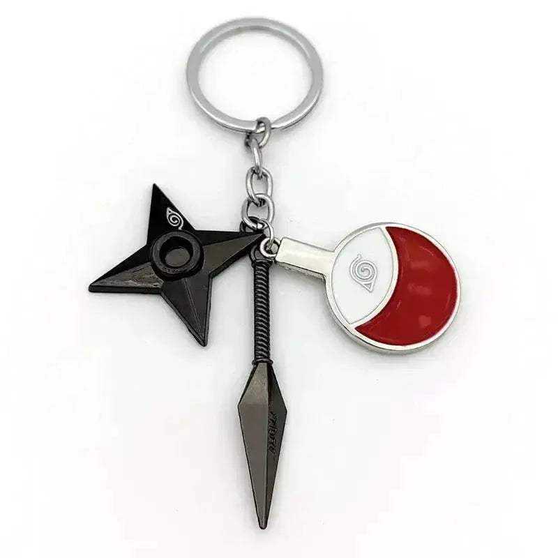 Naruto Shippuden Keychains Toy Kunai Shuriken Konoha Anime Key Chains Accessories Gift - Image 3