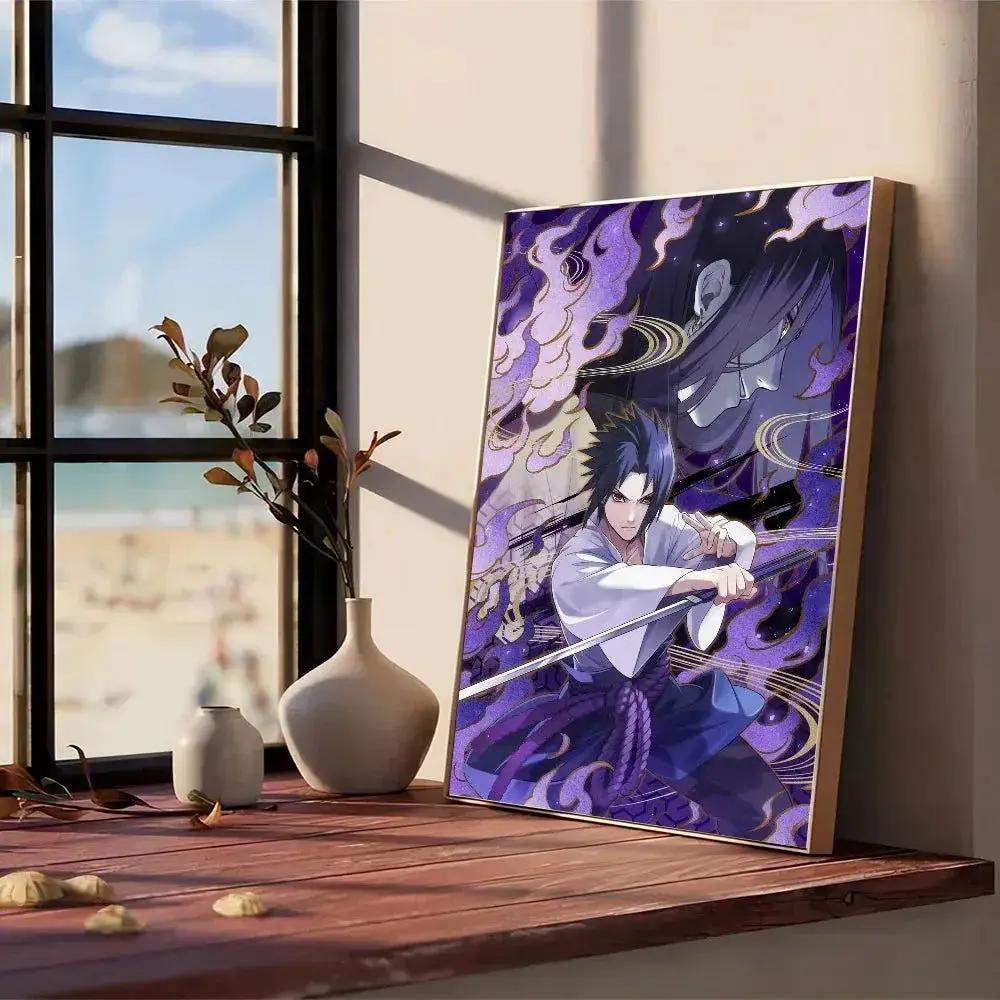 NARUTO SHIPPUDEN Movie Sticky Posters, Whitepaper Sticker DIY Room Bar Cafe Posters Wall Stickers Wall Art - Image 12