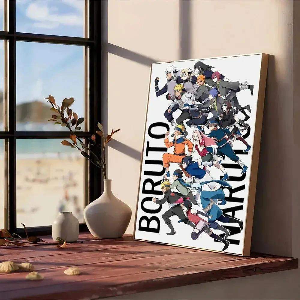 NARUTO SHIPPUDEN Movie Sticky Posters, Whitepaper Sticker DIY Room Bar Cafe Posters Wall Stickers Wall Art - Image 15