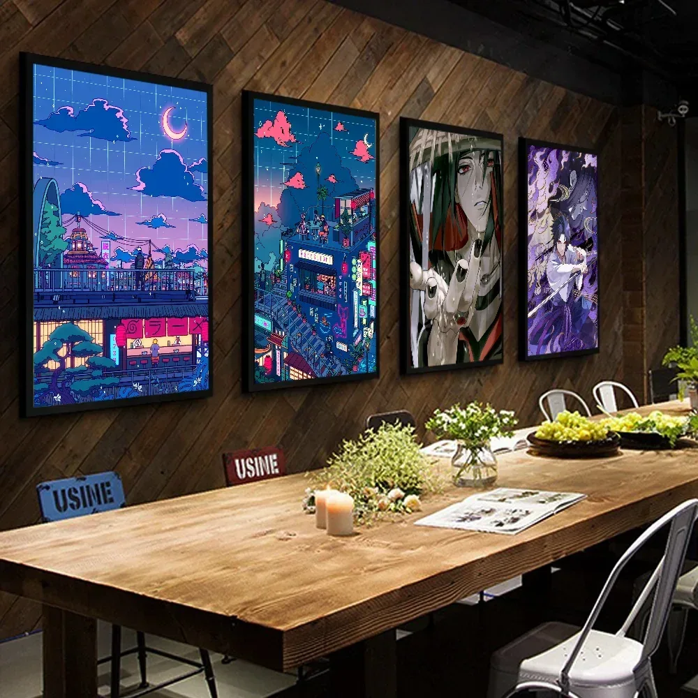 NARUTO SHIPPUDEN Movie Sticky Posters, Whitepaper Sticker DIY Room Bar Cafe Posters Wall Stickers Wall Art - Image 7