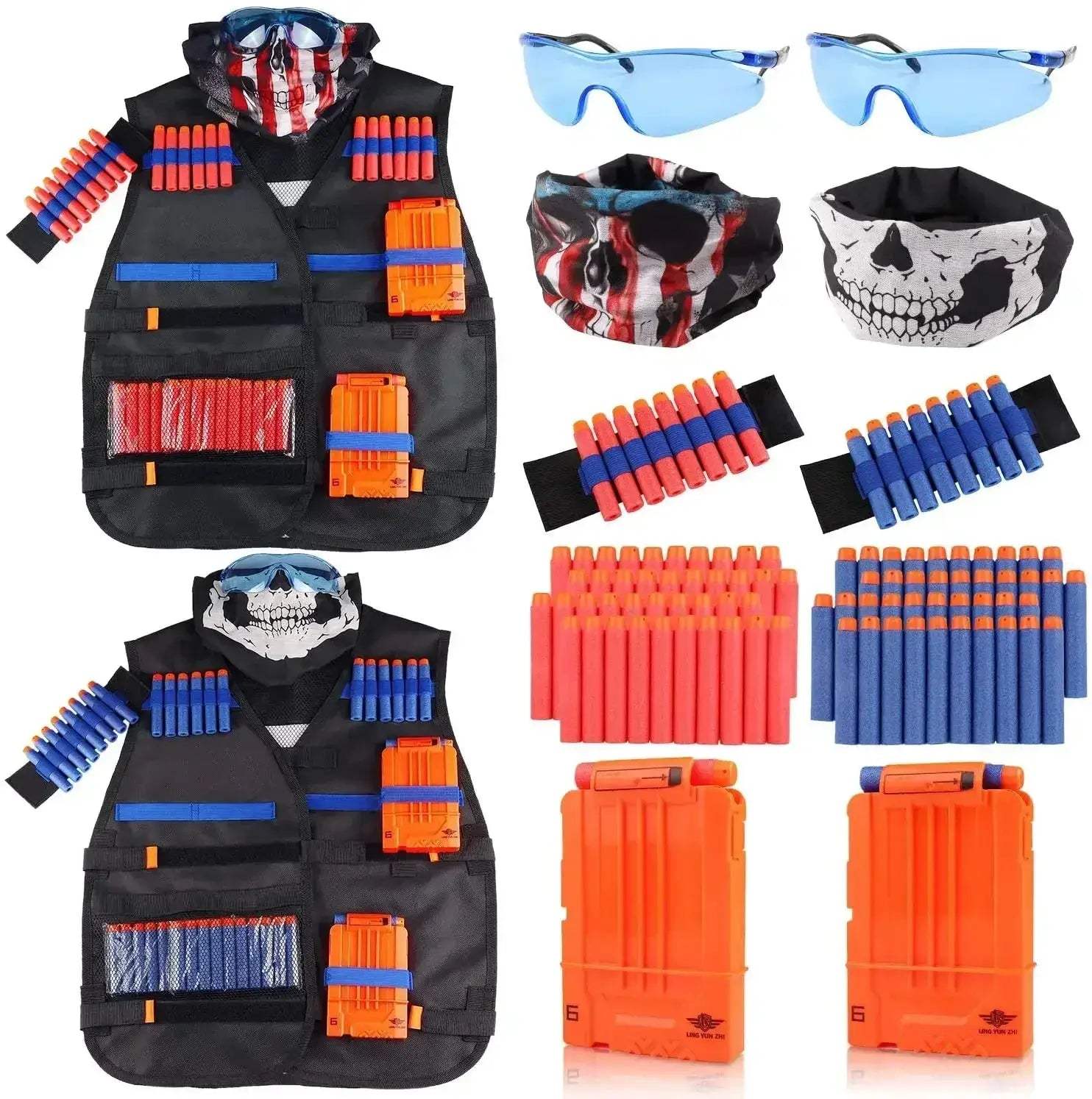 Nerf Gun Tactical Vest Kit for Outdoor Nerf Battles - Image 8