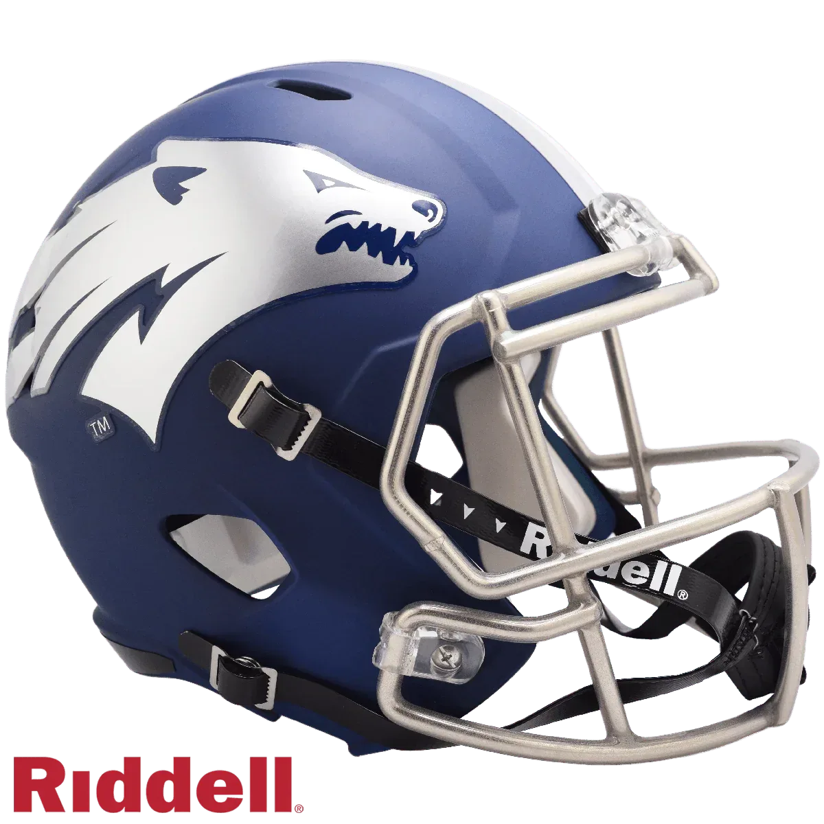 Nevada Wolf Pack Helmet Riddell Replica Full Size Speed