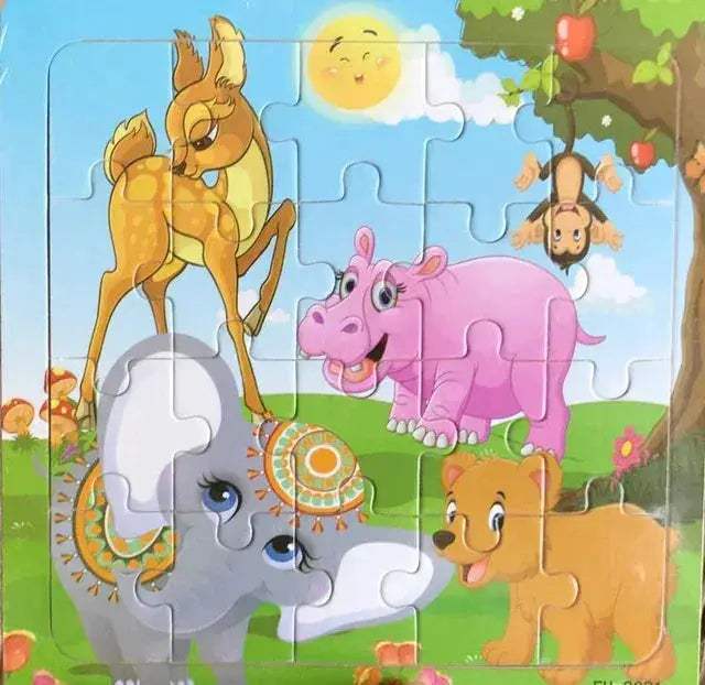 Wooden 3D Puzzle For Kids Ages Three To Six Animals - Image 18