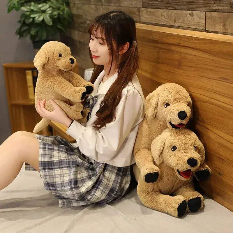 Labrador Plush Toy Realistic Soft Stuffed Dog For Kids Gift - Image 2