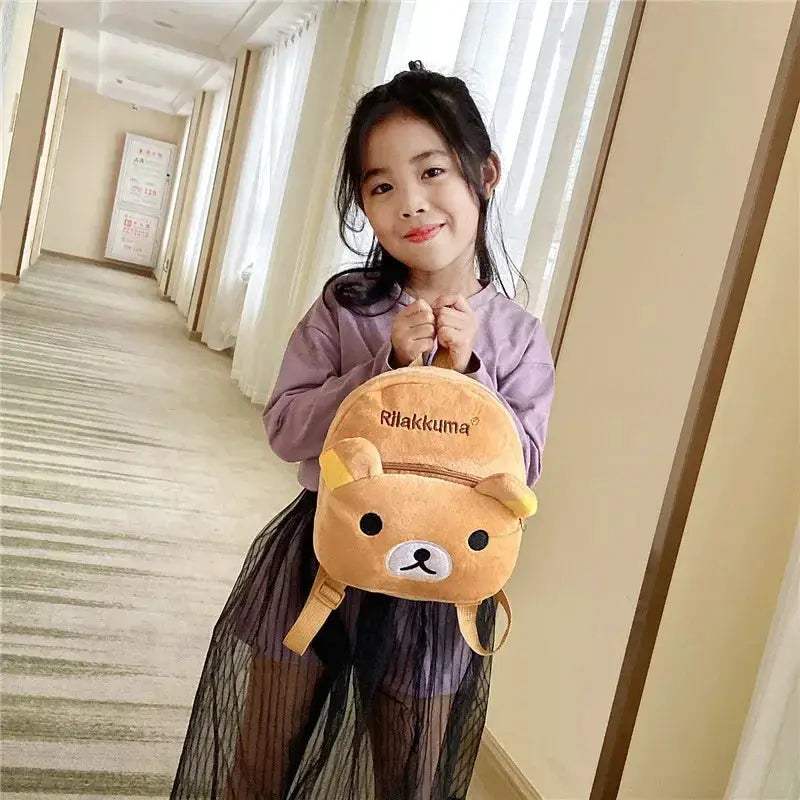 Rilakkuma Plush Backpack 25cm Cute Kawaii School Bag - Image 5